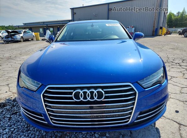 WAUWGAFC3GN163569 2016 AUDI A7 Blue Вид спереду