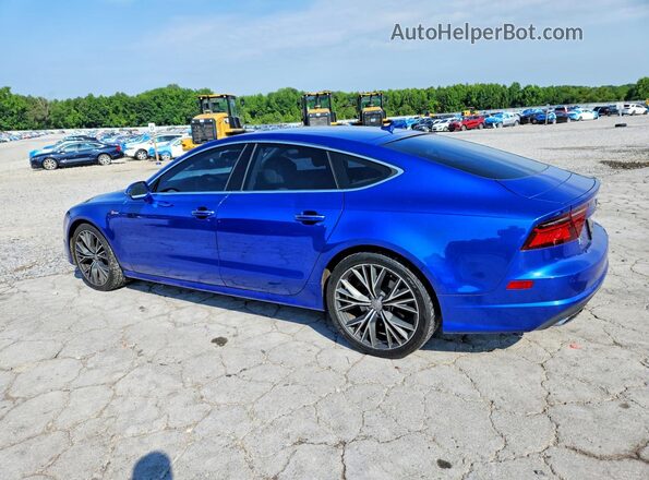 WAUWGAFC3GN163569 2016 AUDI A7 Blue Задня ліва чверть