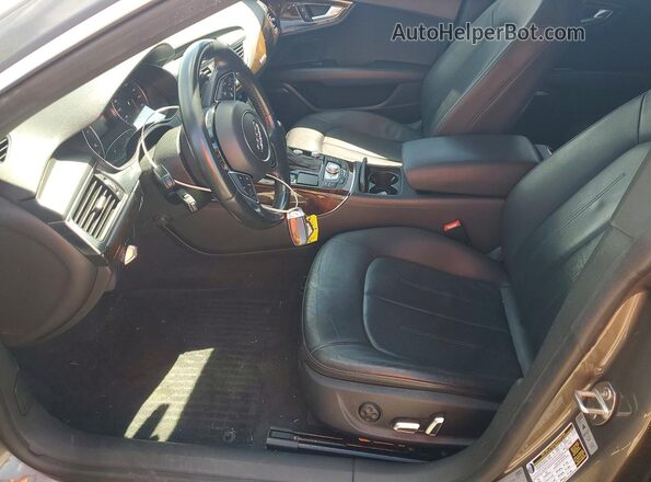 WAUWGAFC5GN096229 2016 AUDI A7 Charcoal წინა სალონის ხედი