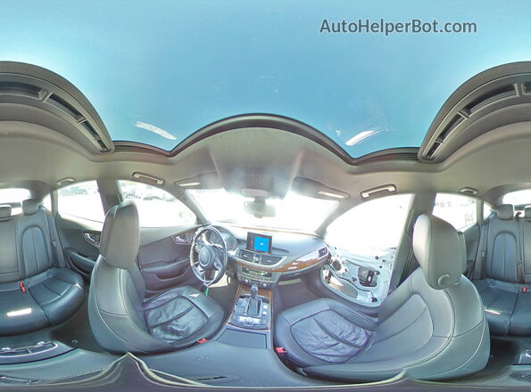 WAUWGAFC6GN070514 2016 AUDI A7 White VIN კოდის სტიკერის ხედი