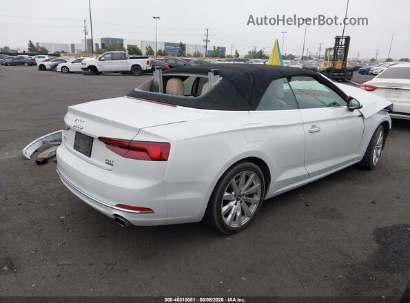 WAUWNGF56JN017913 2018 AUDI A5 White უკანა მარჯვენა