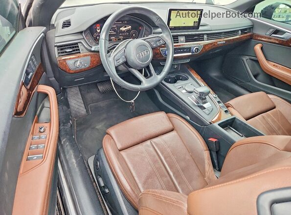 WAUYNGF55KN009165 2019 AUDI A5 Black წინა პანელის ხედი