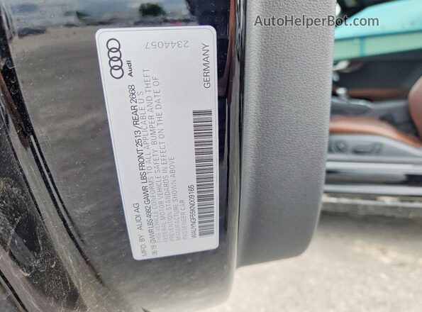 WAUYNGF55KN009165 2019 AUDI A5 Black ძრავის განყოფილების ხედი