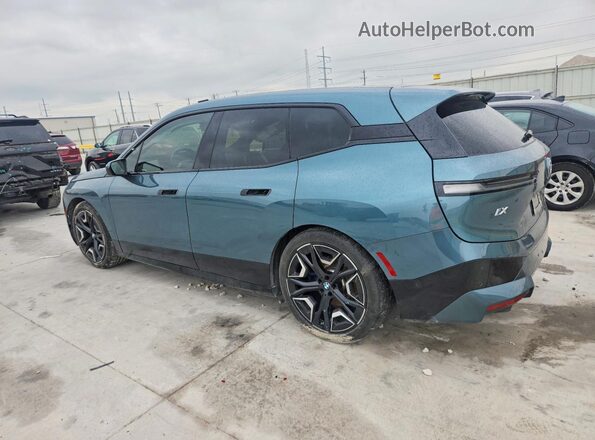 WB523CF03SCT49398 2025 BMW IX Синий Задняя левая четверть