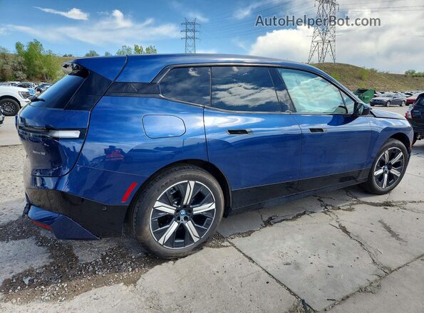 WB523CF08SCU58827 2025 BMW IX Синий Задняя правая четверть