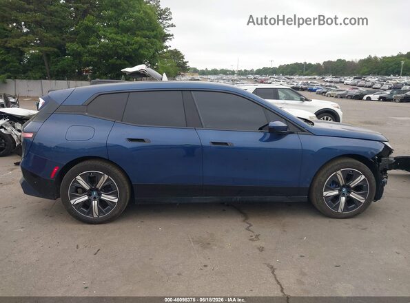 WB523CF09RCN84740 2024 BMW IX Синий Панорамный вид салона 360°