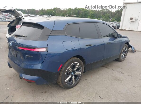 WB523CF09RCN84740 2024 BMW IX Синий Задняя правая четверть