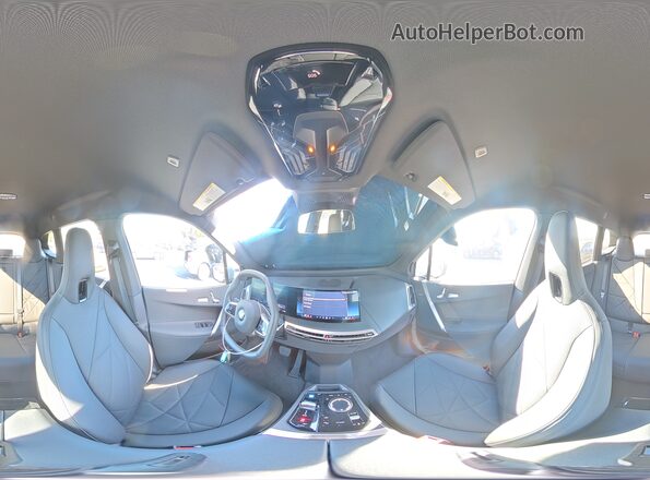 WB543CF04TCV02588 2026 BMW IX White VIN sticker view