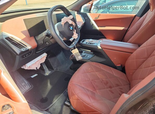 WB543CF04TCV95306 2026 BMW IX Синий Вид салона спереди