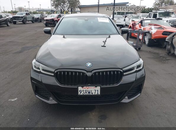 WBA13AG00NCK12102 2022 BMW 5 SERIES Black უკანა სალონის ხედი