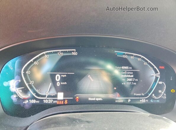 WBA13AG01PCM05474 2023 BMW 5 SERIES Black Սարքավորումների վահանակի տեսք