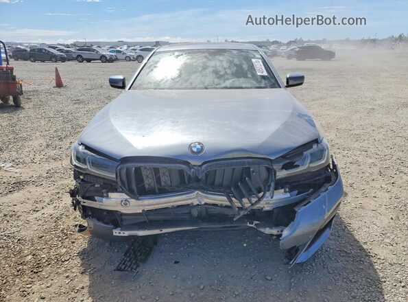 WBA13AG04MCF28779 2021 BMW 5 SERIES Gray 