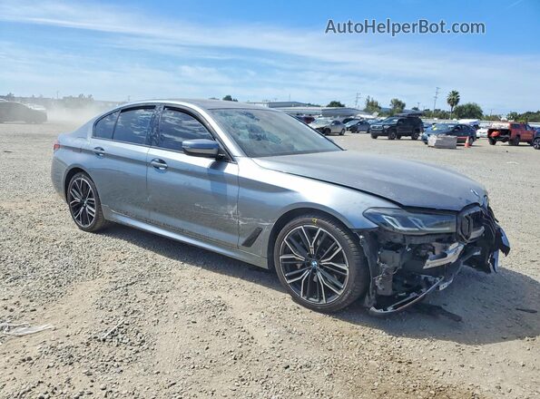 WBA13AG04MCF28779 2021 BMW 5 SERIES Gray 