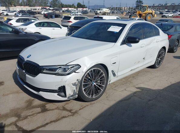 WBA13AG09PCL38347 2023 BMW 5 SERIES White წინა მარცხენა ხედი სამი მეოთხედიდან