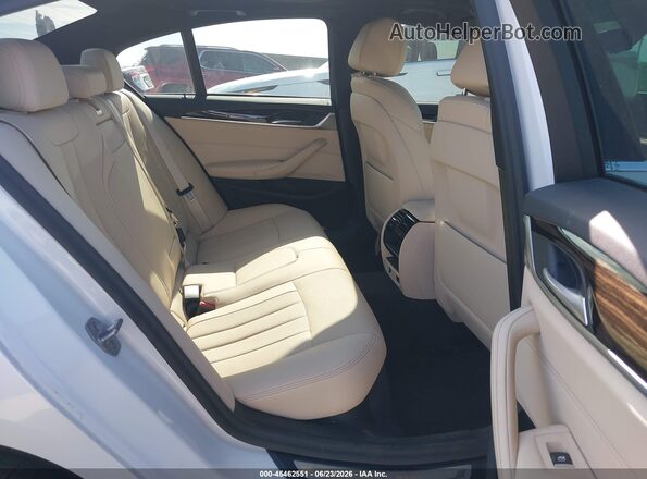 WBA13AG09PCL38347 2023 BMW 5 SERIES White VIN კოდის სტიკერის ხედი
