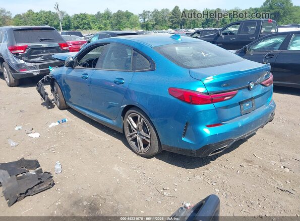 WBA13AL04M7H37745 2021 BMW M2 Зеленый Задняя левая четверть