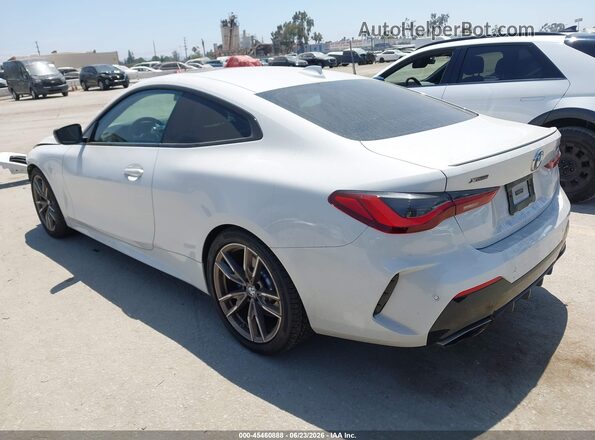 WBA13AR01MCG27461 2021 BMW M4 White უკანა მარცხენა