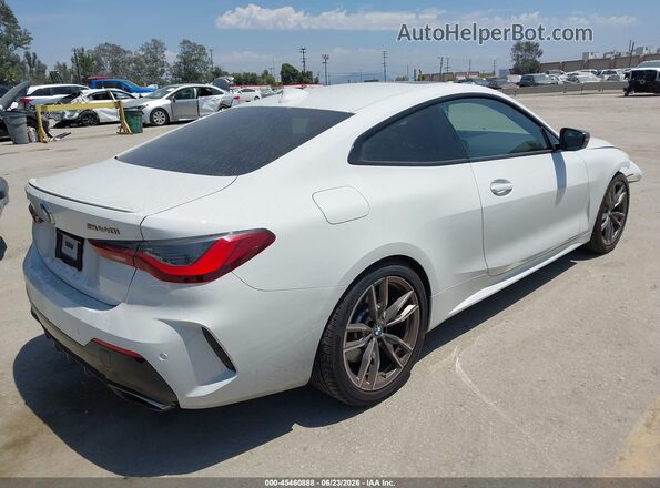WBA13AR01MCG27461 2021 BMW M4 White უკანა მარჯვენა
