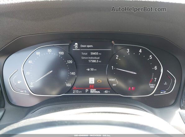 WBA13AR01MCG27461 2021 BMW M4 White უკანა სავარძლების ხედი