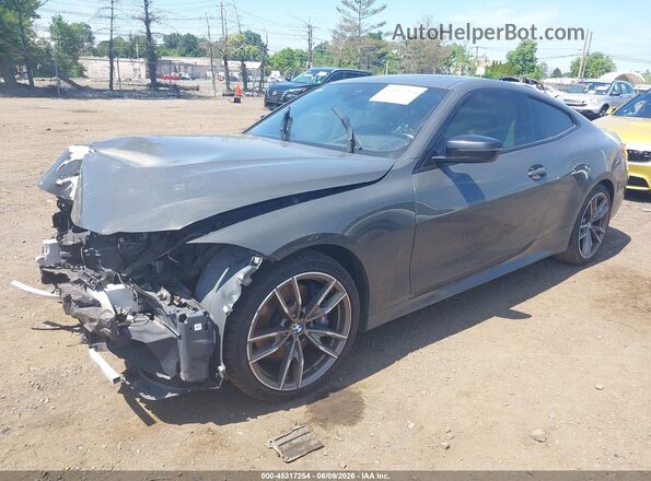 WBA13AR05MCG10694 2021 BMW M4 Gray Front left