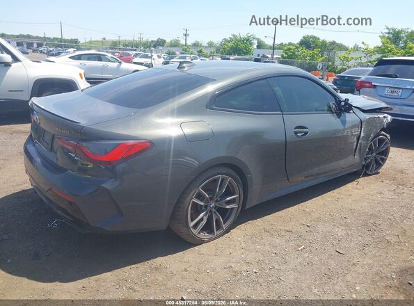 WBA13AR05MCG10694 2021 BMW M4 Gray Rear right