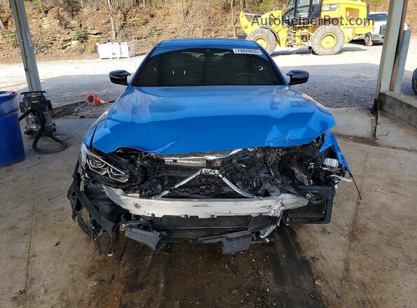 WBA13AR05MCG55313 2021 BMW M4 Blue Front view
