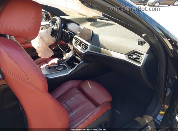WBA13AR0XMCF78387 2021 BMW M4 Black წინა სალონის ხედი