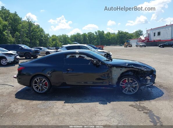 WBA13AR0XMCF78387 2021 BMW M4 Black სალონის 360-გრადუსიანი ხედი