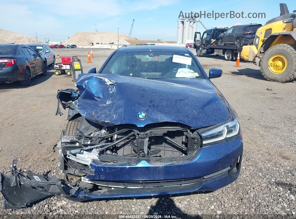 WBA13BJ05PCM01555 2023 BMW 5 SERIES Blue Առջևի վահանակի տեսք