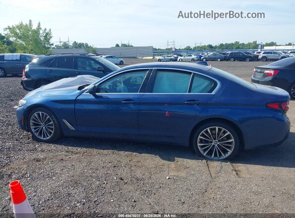 WBA13BJ05PCM01555 2023 BMW 5 SERIES Blue Սալոնի հետևի տեսք