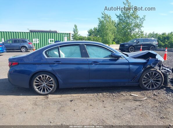 WBA13BJ05PCM01555 2023 BMW 5 SERIES Blue Սարքավորումների վահանակի տեսք