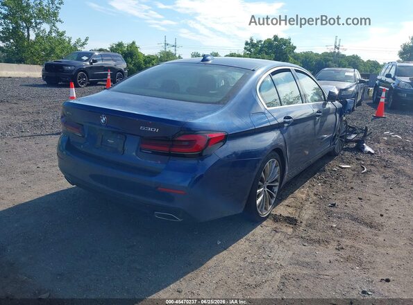 WBA13BJ05PCM01555 2023 BMW 5 SERIES Blue Հետևի աջ