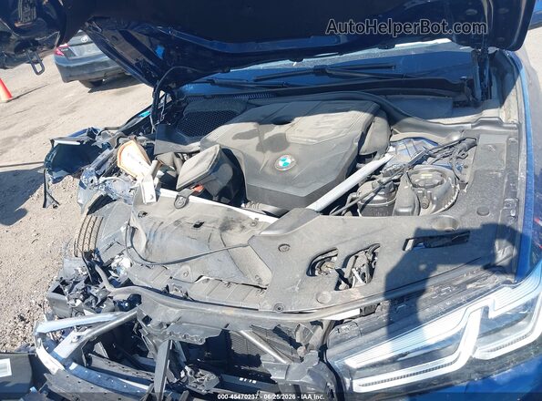 WBA13BJ05PCM01555 2023 BMW 5 SERIES Blue Հետևի տեսք