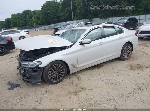 WBA13BJ06MWX34860 2021 BMW 5 SERIES Белый Передняя левая четверть