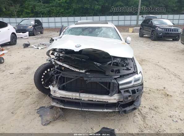 WBA13BJ06MWX34860 2021 BMW 5 SERIES Белый Вид задней части салона