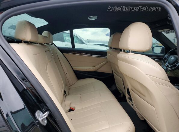 WBA13BJ09MCF96154 2021 BMW 5 SERIES Black Հետևի նստատեղերի տեսք