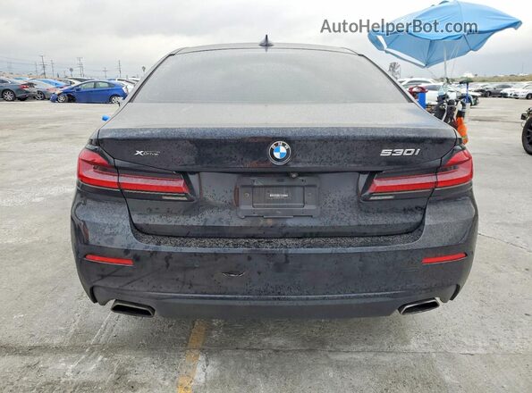 WBA13BJ09MCF96154 2021 BMW 5 SERIES Black Հետևի տեսք