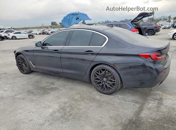 WBA13BJ09MCF96154 2021 BMW 5 SERIES Black Հետևի ձախ