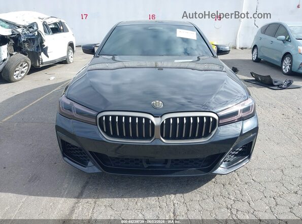 WBA13BK01MCF15677 2021 BMW 5 SERIES Black Вид задньої частини салону