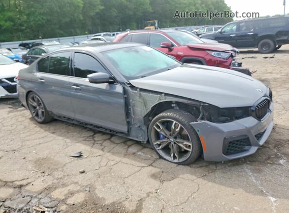 WBA13BK03MCF11162 2021 BMW M5 Gray Przód prawy