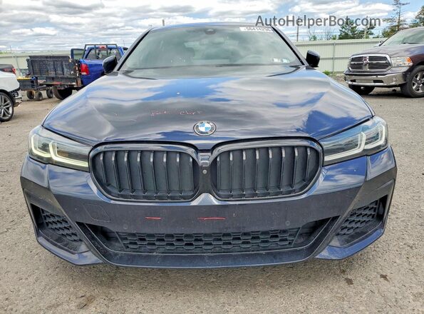 WBA13BK03MCG09740 2021 BMW M5 Blue Vista frontal