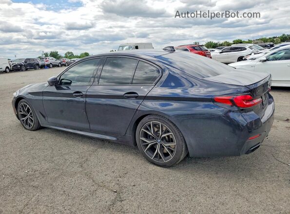 WBA13BK03MCG09740 2021 BMW M5 Blue Trasero izquierdo