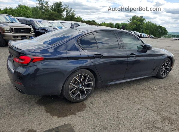 WBA13BK03MCG09740 2021 BMW M5 Blue Trasero derecho