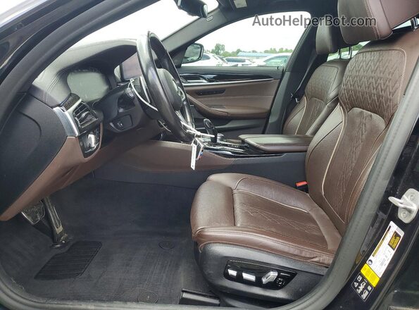 WBA13BK03MCG09740 2021 BMW M5 Blue Vista interior delantera