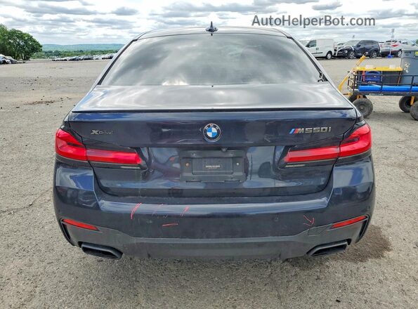 WBA13BK03MCG09740 2021 BMW M5 Blue Vista trasera