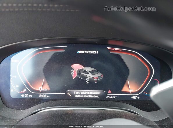 WBA13BK03NCL06813 2022 BMW M5 Dark Blue Widok tylnych siedzeń