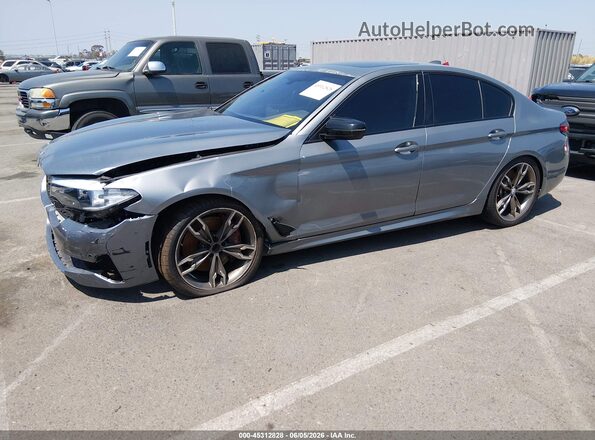 WBA13BK03PCN80581 2023 BMW M5 Gray წინა მარცხენა ხედი სამი მეოთხედიდან