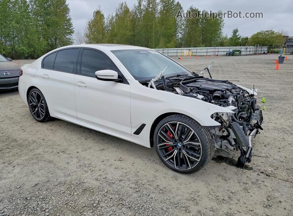 WBA13BK04NCJ66237 2022 BMW M5 White Przód prawy