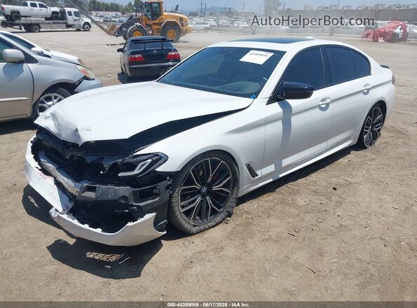 WBA13BK05NCJ62066 2022 BMW M5 White Передня ліва чверть