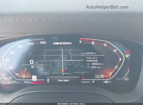 WBA13BK05NCJ62066 2022 BMW M5 White Вид задніх сидінь